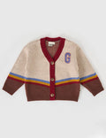 GOLDIE & ACE VARSITY KNIT CARDIGAN