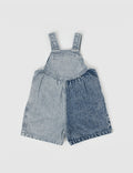 GOLDIE & ACE MACY CROSSOVER DENIM SHORTALLS