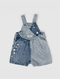 GOLDIE & ACE MACY CROSSOVER DENIM SHORTALLS