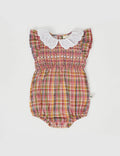 GOLDIE & ACE LANI SMOCKED ROMPER - SWEETIE CHECK