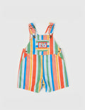 GOLDIE & ACE BURTON LAND DOWNUNDER STRIPE DENIM OVERALLS