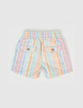 GOLDIE & ACE NOAH LINEN SHORTS PASTEL STRIPE