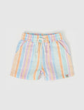 GOLDIE & ACE NOAH LINEN SHORTS PASTEL STRIPE