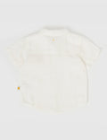 GOLDIE & ACE HOLIDAY LINEN SHIRT IVORY