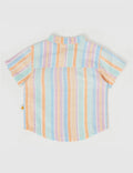 GOLDIE & ACE HOLIDAY LINEN SHIRT PASTEL STRIPE