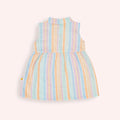 GOLDIE & ACE RUDY LINEN DRESS - PASTEL STRIPE