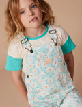 GOLDIE & ACE BURTON DAISY DELIGHT DENIM OVERALLS