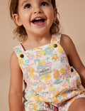 GOLDIE & ACE BESSIE BUBBLE SHORTALLS FLOWER CHILD