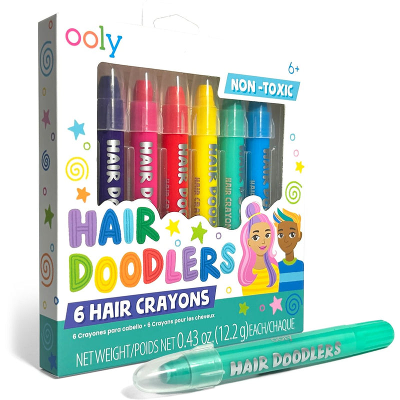 HAIR DOODLERS CRAYONS SET 6