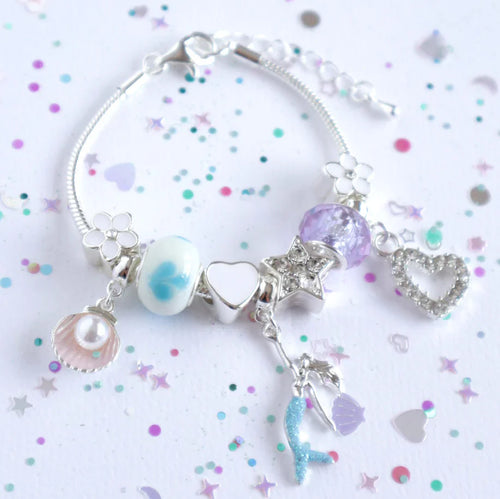 LAUREN HINKLEY MERMAID CHARM BRACELET