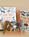 TARA TREASURES JUMPING JOEYS FINGER PUPPETS AND BOOK SET BY SARAH ALLEN