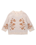 FOX & FINCH STARLETTE BOUQUET KNITTED JUMPER