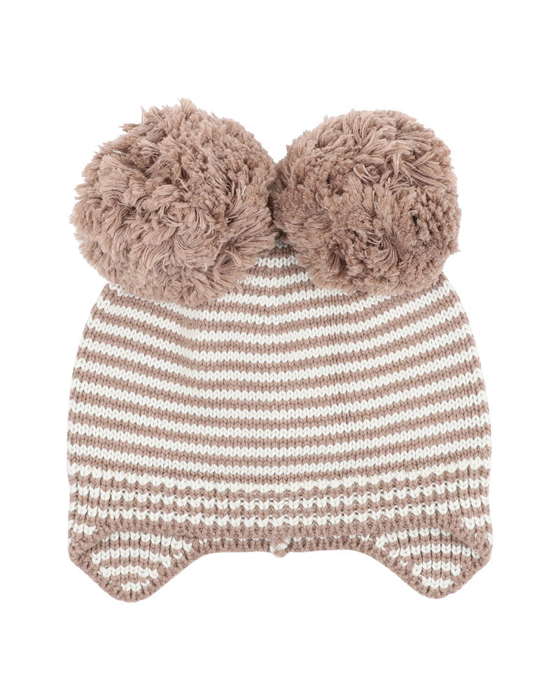 BEBE BAILEY POM POM BEANIE