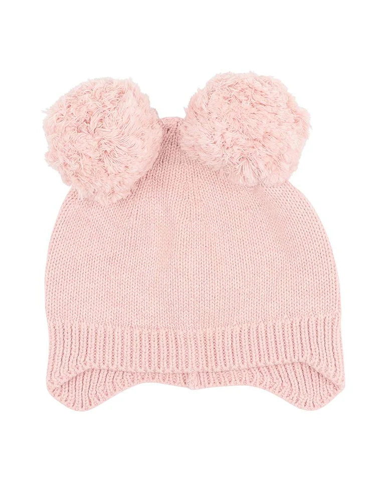 BEBE NANCY POM POM BEANIE