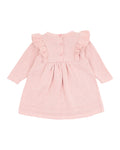 BEBE NANCY KNITTED DRESS PALE PINK MARLE