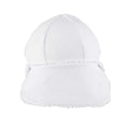 BEDHEAD LEGIONNAIRE HAT RUFFLE TRIM WHITE