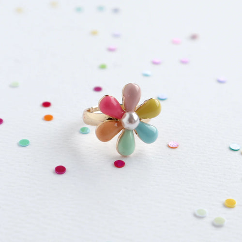 MON COCO RAINBOW PETAL RING