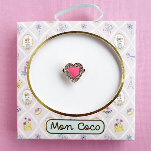 MON COCO BLING HEART RING