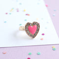 MON COCO BLING HEART RING