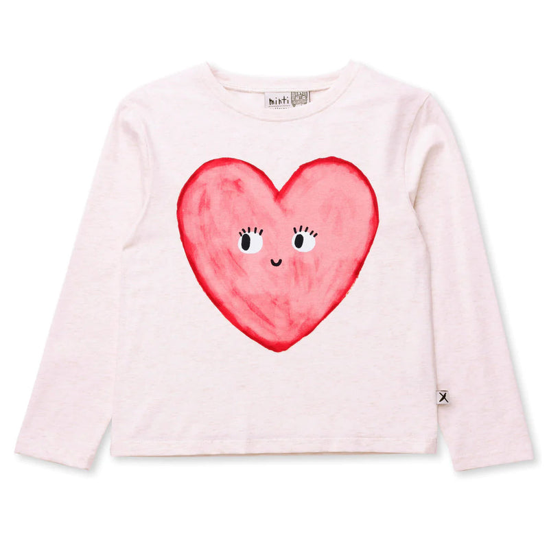 MINTI PAINTED HEART TEE