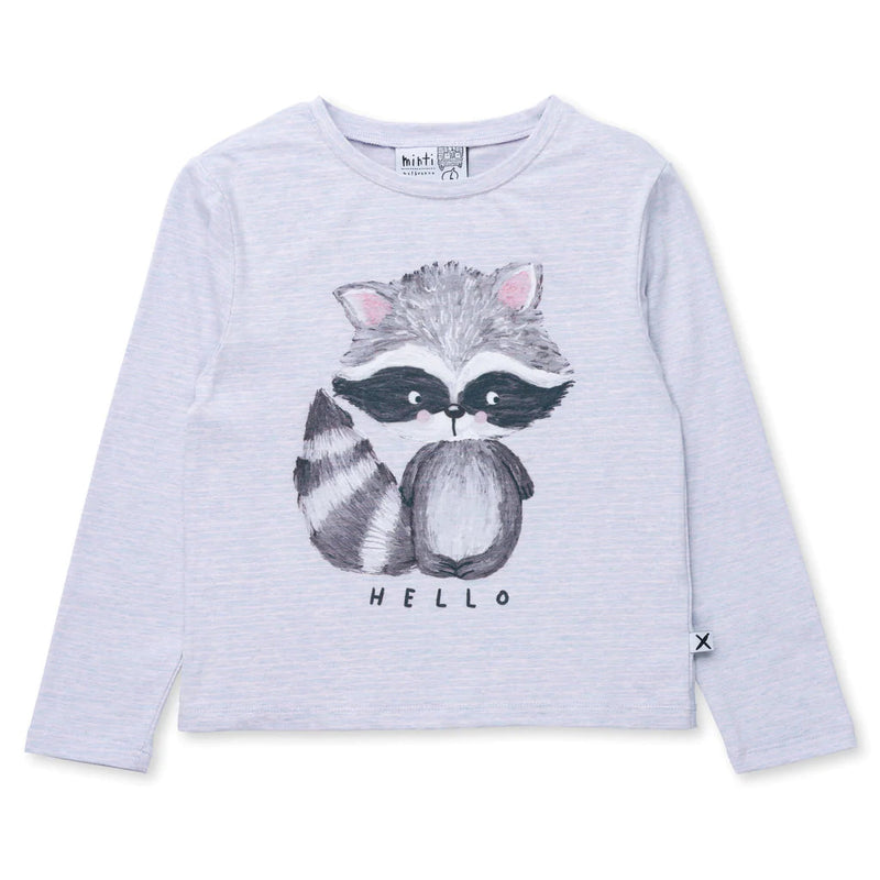 MINTI PAINTED RACCOON TEE