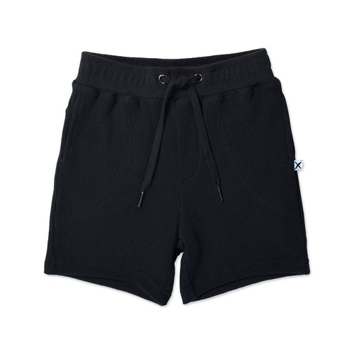 MINTI WAFFLED SHORT BLACK