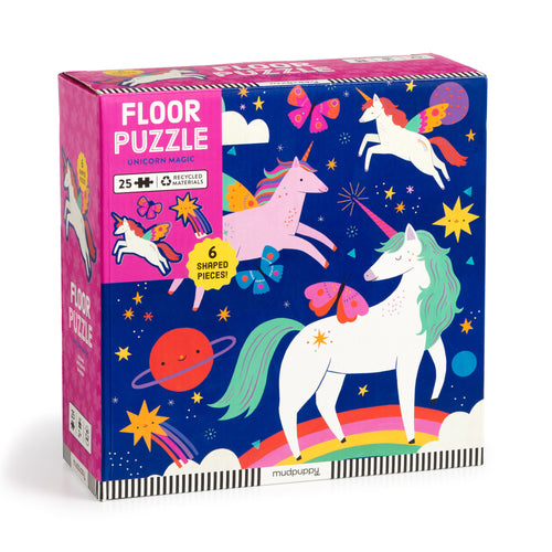 25 PC FLOOR PUZZLE UNICORN MAGIC