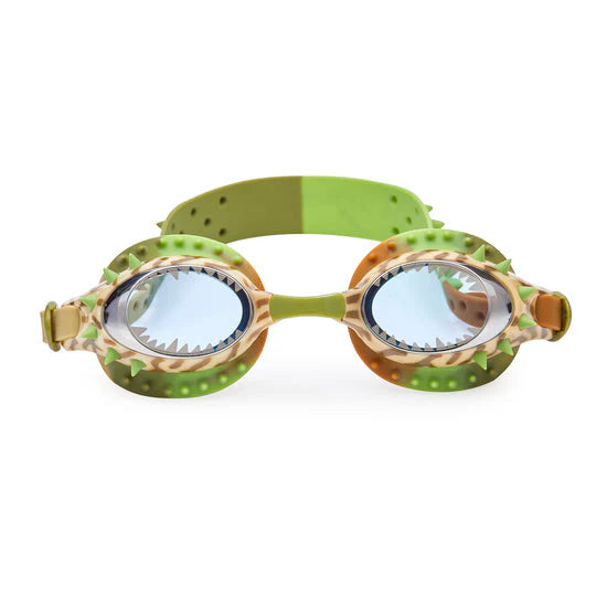 BLING20 SWIM GOGGLES PREHISTORIC TIMES - CARNIVORE BROWN 3+YRS