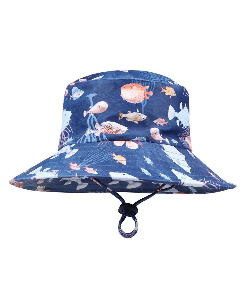 MINIHAHA AIDEN BLUE PRINT SUNHAT