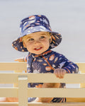 MINIHAHA AIDEN BLUE PRINT SUNHAT