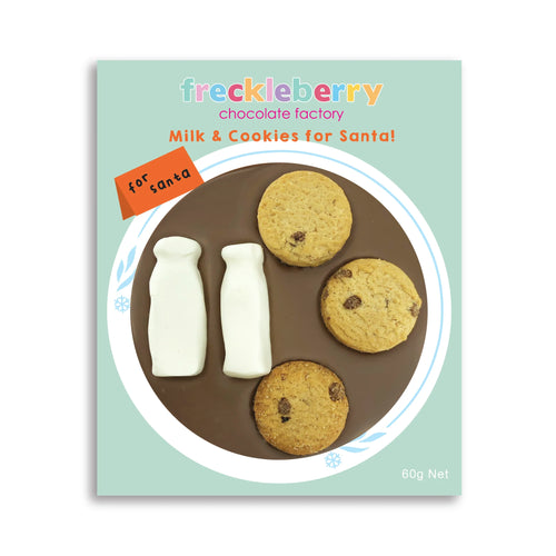 FRECKLEBERRY CHRISTMAS CHOCOLATE MILK & COOKIES FOR SANTA