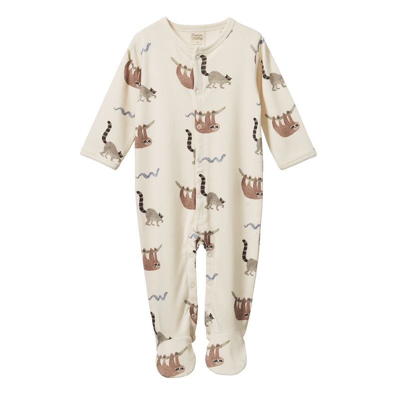 NATURE BABY STRETCH & GROW SLOTH SNUGGLE