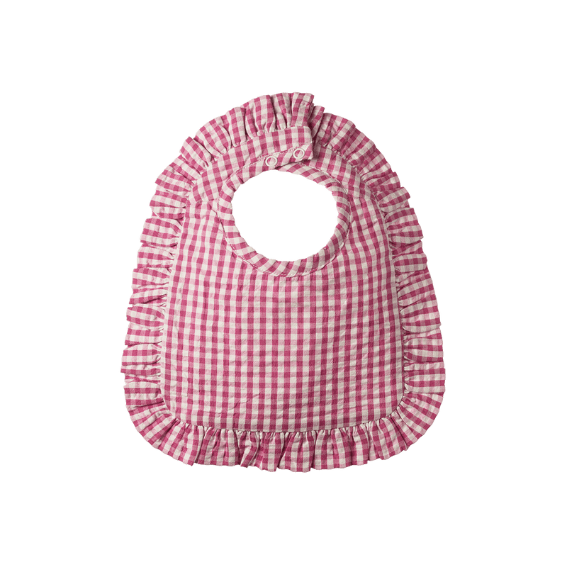 NATURE BABY HETTY RUFFLE BIB JAM CHECK