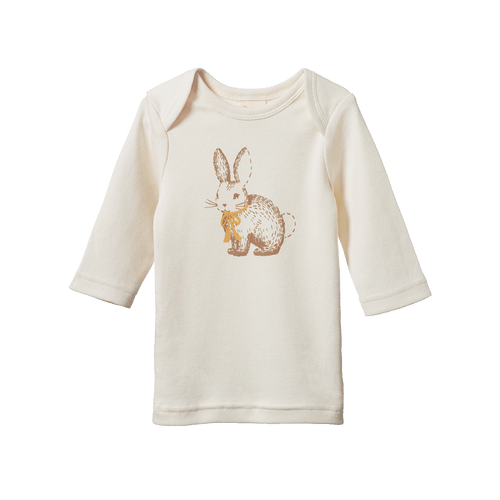 NATURE BABY BABY TEE RABBITTY NATURAL