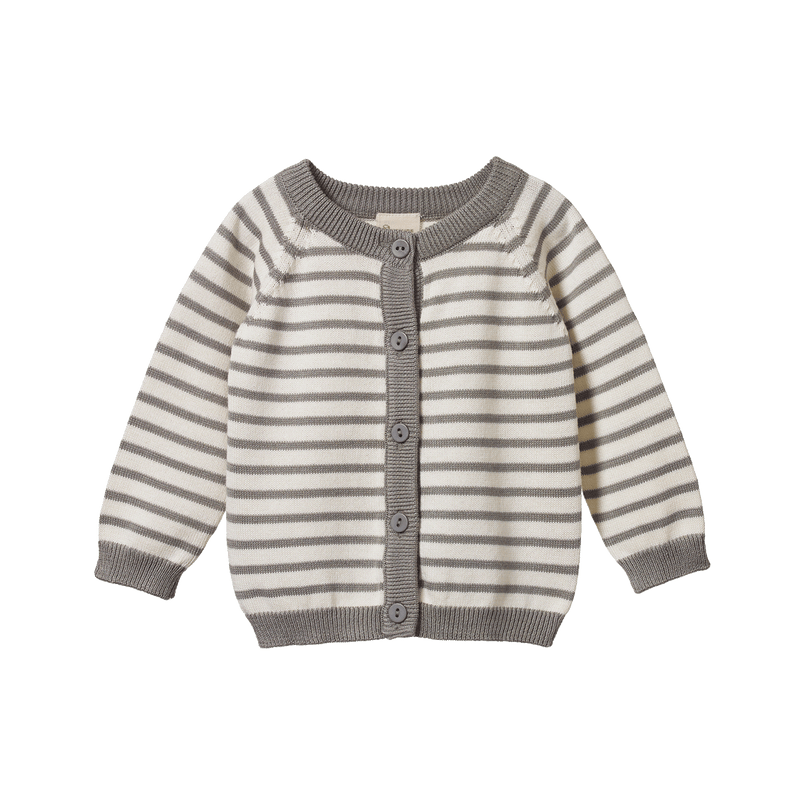 NATURE BABY PIPER CARDIGAN BROOK SAILOR STRIPE