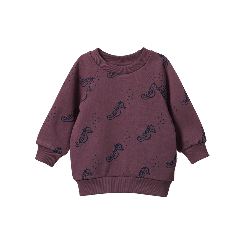 NATURE BABY EMERSON SWEATER NEPTUNE PRINT