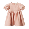 NATURE BABY ALBERTINE DRESS ROSE DUST CRINKLE