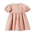 NATURE BABY ALBERTINE DRESS ROSE DUST CRINKLE