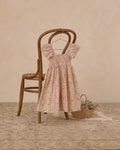 NORA LEE HAZEL DRESS / BLUSH GARDEN - NATURAL