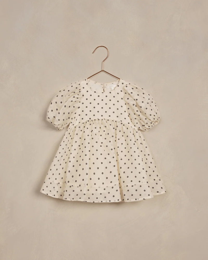 NORA LEE LUNA DRESS - FLOCKED DAISY