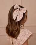 NORA LEE EVERLY BOW / BLUSH GARDEN - NATURAL