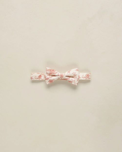 NORA LEE BOW TIE / PINK TOILE - NATURAL