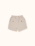 GOLDIE & ACE NOAH LINEN COTTON SHORTS BONE