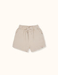 GOLDIE & ACE NOAH LINEN COTTON SHORTS BONE