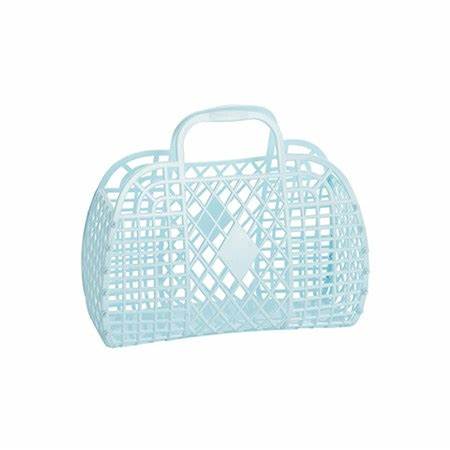 SUN JELLIES RETRO BASKET BLUE SMALL