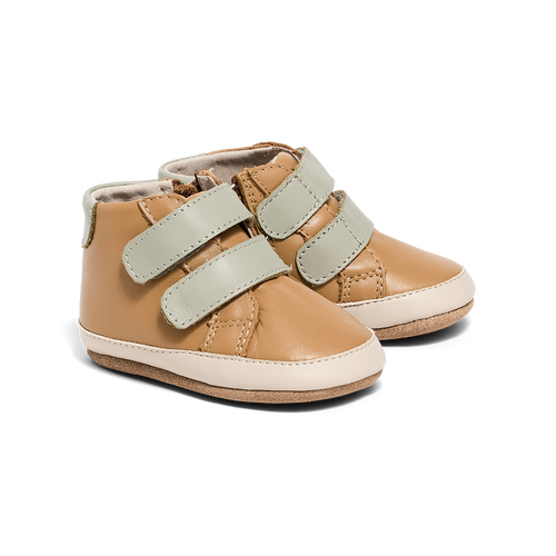 PRETTY BRAVE BABY HI TOP TAN/SAGE