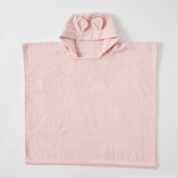 SUNSHINE PINK HOODED PONCHO