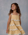 RYLEE & CRU RIC RAC DRESS YELLOW