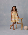 RYLEE & CRU RIC RAC DRESS YELLOW