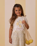 RYLEE & CRU BOXY TEE / LIMONE